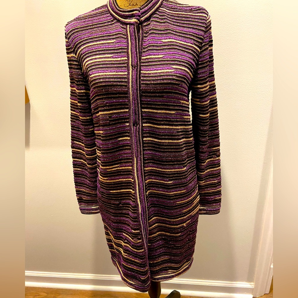 Missoni  striped cardigan. NWOT. Size 40 US small.